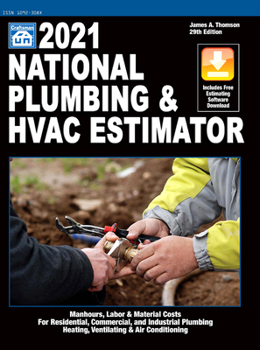 Paperback 2021 National Plumbing & HVAC Estimator Book