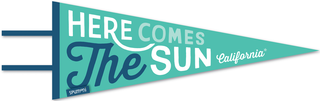Misc. Here Comes the Sun California Pennant Book