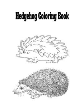 Paperback Hedgehog Coloring Book