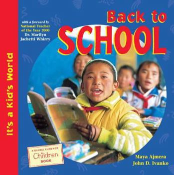 Hardcover Back to School (It's a Kid's World) Book