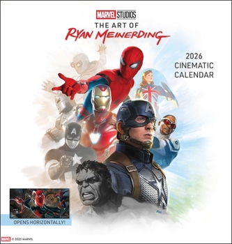 Calendar Marvel Studios: The Art of Ryan Meinerding 2026 Cinematic Wall Calendar Book
