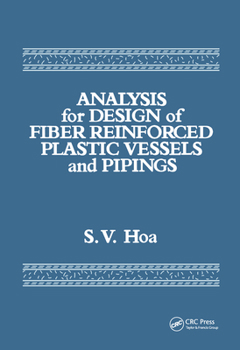 Hardcover Analysis for Design of Fiber Reinforced Plastic Vessels Book