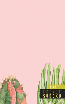 Pocket Sudoku Easy: 158 Easy Sudoku Puzzles - Pocket Sudoku Puzzle Books - Large Print Sudoku Puzzle Books For Adults - Sudoku For Seniors - Travel Size - Succulents