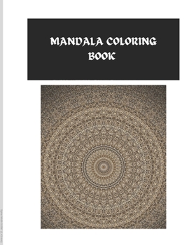 Paperback Mandala Coloring Book [Large Print] Book