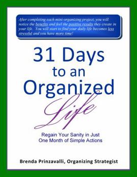 Paperback 31 Days to an Organized Life Book