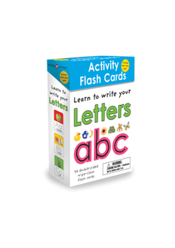 Misc. Wipe-Clean: Activity Flash Cards Letters: 26 Double-Sided Wipe-Clean Flash Cards -- Includes Pen! Book