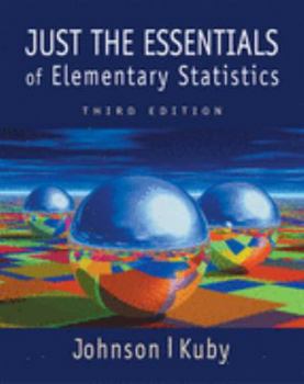 Paperback Just the Essentials of Elementary Statistics (Non-InfoTrac Version with CD-ROM) Book