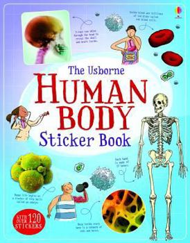 Hardcover Human Body Sticker Book