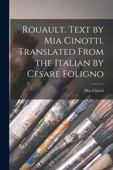 Paperback Rouault. Text by Mia Cinotti. Translated From the Italian by Cesare Foligno Book