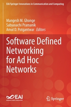 Paperback Software Defined Networking for AD Hoc Networks Book