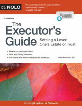 Paperback The Executor's Guide: Settling a Loved One's Estate or Trust Book