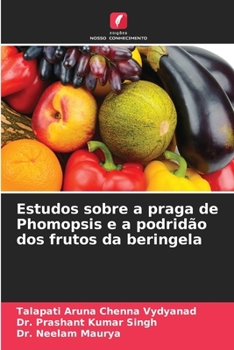 Paperback Estudos sobre a praga de Phomopsis e a podridão dos frutos da beringela [Portuguese] Book