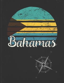 Paperback Bahamas: Bahamian Vintage Flag Personalized Retro Gift Idea for Coworker Friend or Boss 2020 Calendar Daily Weekly Monthly Plan Book