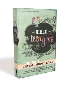 Hardcover Bible for Teen Girls-NIV: Growing in Faith, Hope, and Love Book