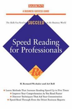 Paperback Speed Reading for Professionals Book