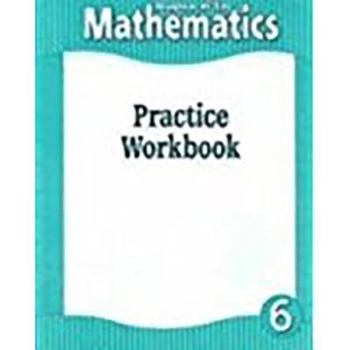 Paperback Houghton Mifflin Mathmatics: Practice Workbook Consumable Level 6 2002 Book