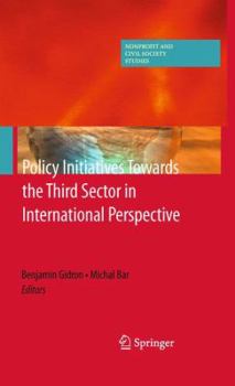 Paperback Policy Initiatives Towards the Third Sector in International Perspective Book