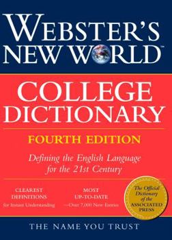 Hardcover Webster's New World College Dictionary Book