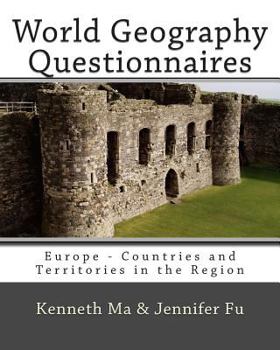 Paperback World Geography Questionnaires: Europe - Countries and Territories in the Region Book