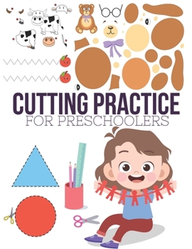 Paperback Cutting Practice: Scissor skills for preschoolers to kindergarteners ages 3 to 5, cut and paste workbook with 100 pages. Book