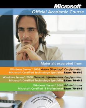 Paperback MOAC 70-642-646 Windows Server 2008 Administrator TXT with 70-642-646 Lab Manual Set (Microsoft Official Academic Course) Book
