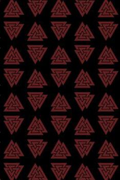 Paperback Viking Pattern - Go To Valhalla 65: Graph Paper 5x5 Notebook for Norse Mythology Lovers Book