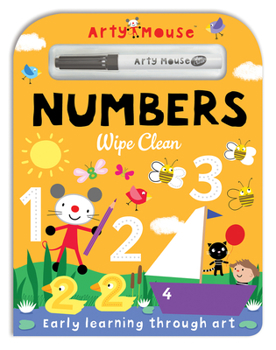 Board book Arty Mouse Wipe Clean Numbers Book