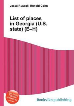 Paperback List of Places in Georgia (U.S. State) (E-H) Book