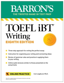 Paperback TOEFL IBT Writing with Online Audio, Eighth Edition Book