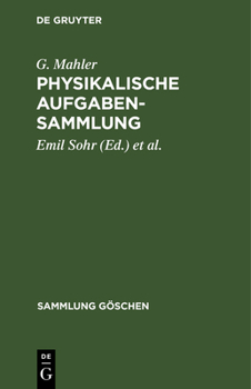 Hardcover Physikalische Aufgabensammlung [German] Book