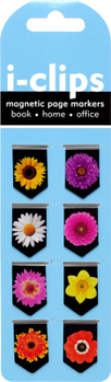 Paperback Flowers I-Clip Magnetic Page Markers Book