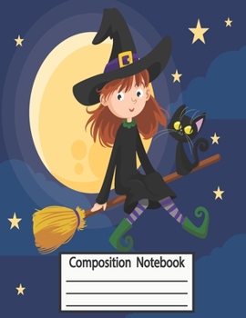 Composition Notebook: Halloween College Ruled Notebook | Wide Ruled | 120 Page |8.5x11"| Lined Paper Journal