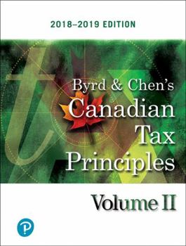 Paperback Canadian Tax Principles 2018-2019 Edition, Volume 2 Book