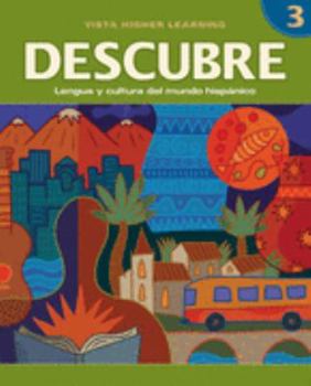 Hardcover Descubre, Nivel 3 - Lengua y Cultura del Mundo Hispnico Book