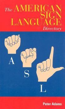 Hardcover American Sign Language Directory Book