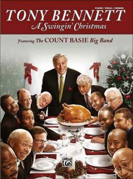 Paperback Tony Bennett -- A Swingin' Christmas: Featuring the Count Basie Big Band (Piano/Vocal/Chords) Book