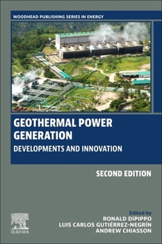Hardcover Geothermal Power Generation: Developments and Innovation Book
