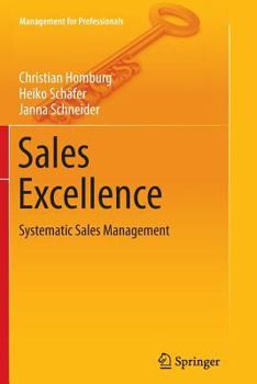 Paperback Sales Excellence: Systematic Sales Management Book