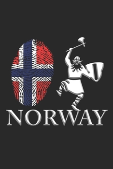 Paperback Wikstroem - Notes: Norway Viking Fingerprint - Notebook 6x9 dot grid Book