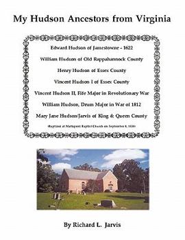 Paperback My Hudson Ancestors from Virginia Book