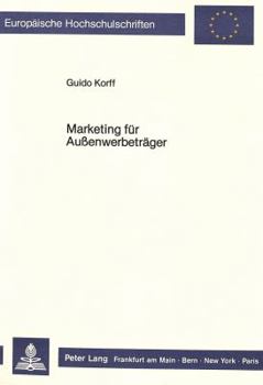 Paperback Marketing Fuer Aussenwerbetraeger [German] Book