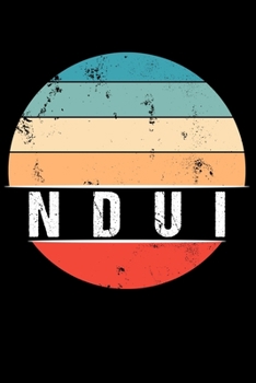 Paperback Ndui: 100 Pages 6 'x 9' -Dot Graph Paper Journal Manuscript - Planner - Scratchbook - Diary Book