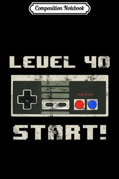 Composition Notebook: Level 9 Unlocked Video Gamer 9th Birthday Gift Boys Journal/Notebook Blank Lined Ruled 6x9 100 Pages