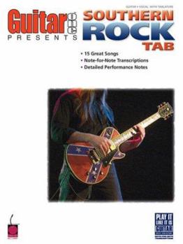 Paperback Guitar One Presents Southern Rock Tab Book