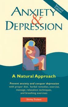 Paperback Anxiety and Depression: A Natural Approach Book