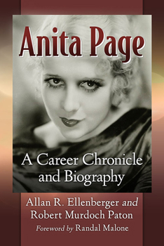 Paperback Anita Page: A Career Chronicle and Biography Book