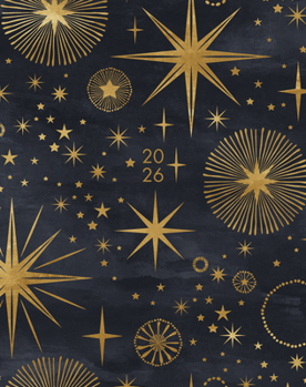Misc. Starry Night 2026 7.5 X 9.5 Booklet Monthly Planner Book