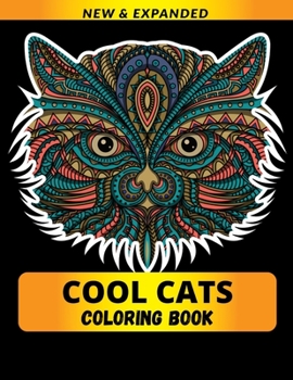 Paperback Cool Cats Coloring Book: Reduce Stress and Anxiety and Build Your Belief System Book