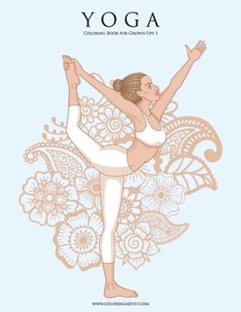 Paperback Yoga Coloring Book for Grown-Ups 1 Book
