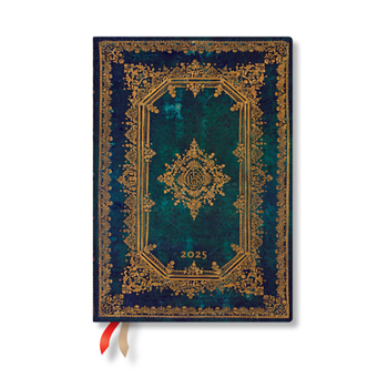 Calendar Paperblanks 2025 Weekly Planner Astra Nova Stella 12-Month Flexis MIDI Horizontal Elastic Band 176 Pg 100 GSM Book
